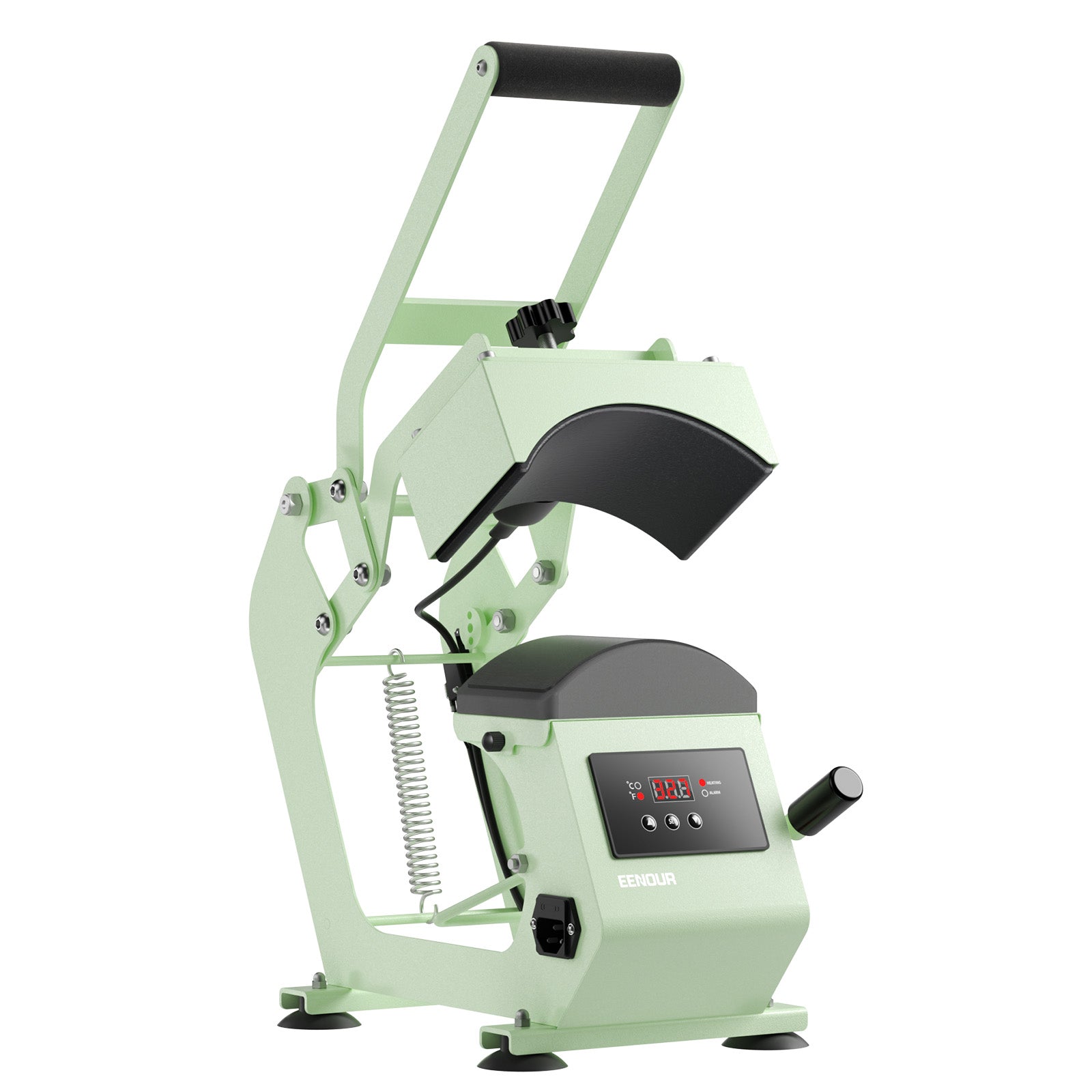 EENOUR Hat Heat Press Machine for Caps with Presice Temp&Timer Control, Timer Auto Starter - Hat Press with 2 Platens & Caps Stretcher for Vinyl, Sublimation, Heat Transfe